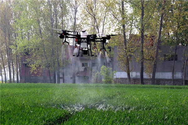 汝阳县农业农村局:无人机喷洒农药 高科技助力农业植保