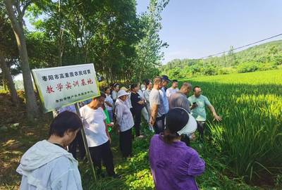 枣阳市刘升镇:水稻绿色高产高效技术培训班开班